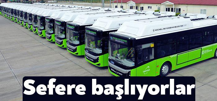 Kocaeli Haber- Kocaeli Büyükşehir Belediyesinin kaynaklarıyla 210 adet otobüs alınmıştı.