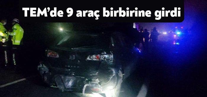 Kocaeli Haber -TEM Otoyolu Kocaeli geçişinde 1’i yolcu otobüsü, 2’si