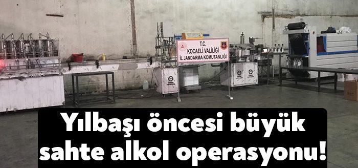 Kocaeli Haber- Kocaeli'de yaklaşan yılbaşı öncesi sahte içki üretiminin önüne