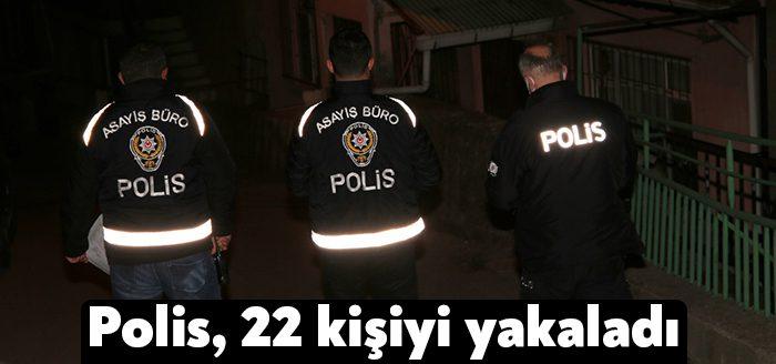 Kocaeli’de çeşitli suçlar nedeniyle haklarında yakalama ve kesinleşmiş hapis cezası
