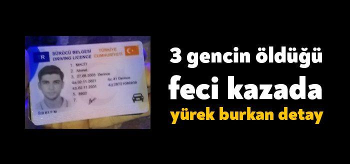 Kocaeli'nin İzmit ilçesinde bir otomobilin, park halindeki tıra arkadan çarptığı