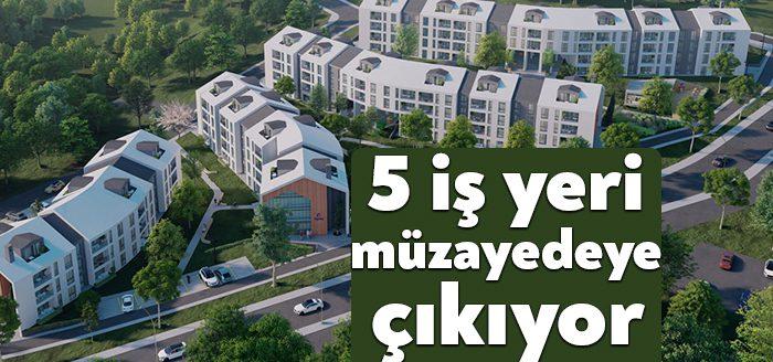KİPTAŞ, İzmit Çınar Evler Projesi kapsamında bulunan 5 dükkânı, 7.