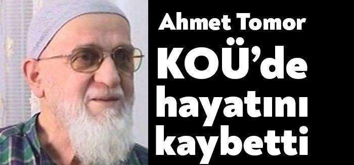 Bir süredir Koronavirüs nedeniyle hastanede tedavi gören Ahmet Tomor Hoca