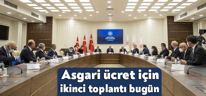 Asgari ücretteki artışın belirleneceği toplantılardan ikincisi Türk-İş ev sahipliğinde saat