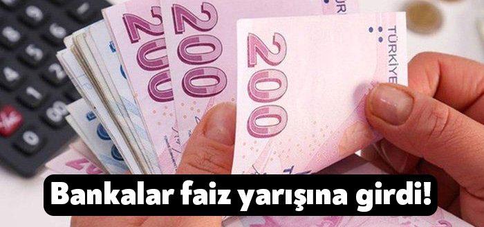 Döviz müdahaleleri ile piyasadaki TL çekilince bankalar %25-26 faiz oranları