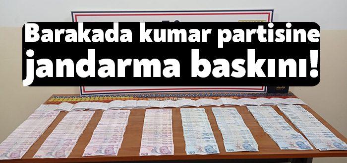 Kocaeli'nin Derince ilçesinde jandarma ekiplerinin ormanlık alandaki bir barakaya düzenlediği