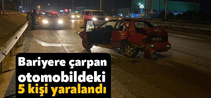 Kocaeli’nin Gebze ilçesi D-100 Karayolu’nda yarış yapan araçlardan kaçmak isterken