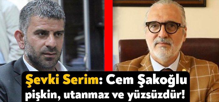 Kocaeli Büyükşehir Belediyesi Basın Danışmanı Şevki Serim, sosyal medya hesabından