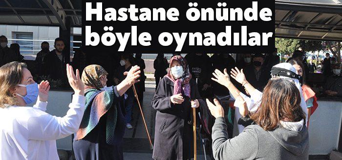 Derince Eğitim Araştırma Hastanesi önünde Türk Sağlık Sen Kocaeli Şube
