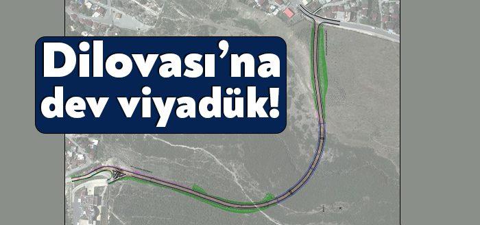 Dilovası şehir merkezinden devlet hastanesine ulaşımı rahatlatacak viyadük için yapılan