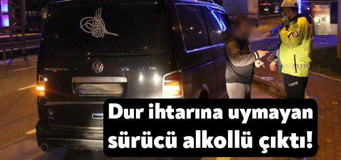 Kocaeli'nin İzmit ilçesi D-100 Karayolu’nda trafik polisleri tarafından yapılan uygulamada