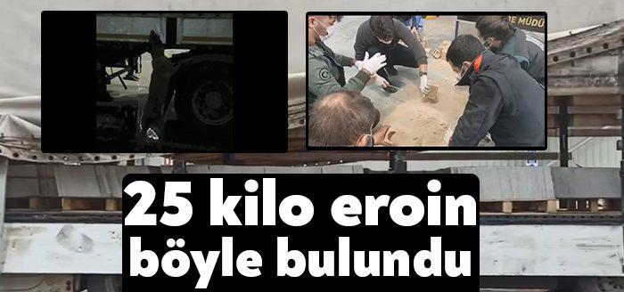 Kocaeli Haber- Kocaeli'nin Gebze ilçesinde narkotik köpeği 'Millov' ile tır