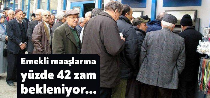 Emekli aylıklarının yüzde 50.51 artırılan asgari ücretle arasındaki farkın açılmaması