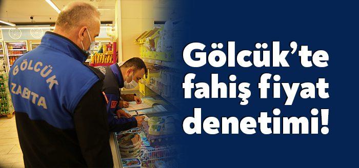 Gölcük Belediyesi Zabıta Müdürlüğü ekipleri, ilçe genelindeki marketlerde fiyat artışı,