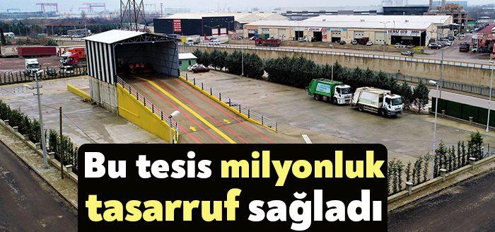 Gölcük Belediyesi, yaklaşık bir yıl önce hizmete açtığı Katı Atık