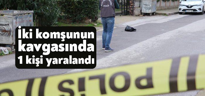 Kocaeli'nin Derince ilçesinde karşılıklı apartmanlarda oturan iki komşunun tartışmasında 1