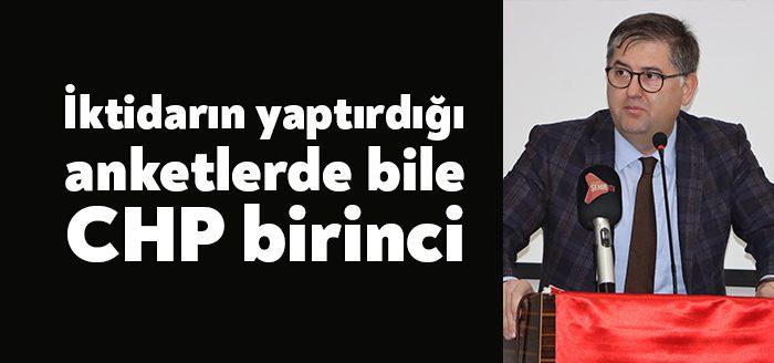 Kartepe İlçe Danışma Toplantısı’nda konuşan CHP İl Başkanı Harun Özgür