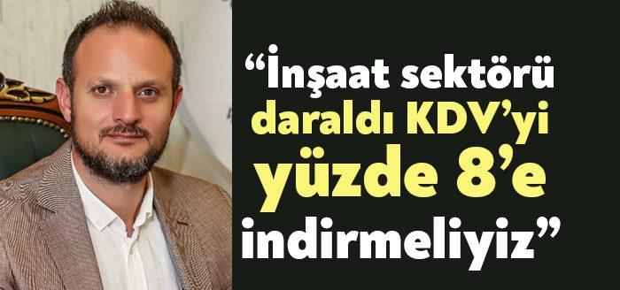 Kocaeli Haber-* Kocaeli Müteahhitler Birliği Başkanı Keleş, “TÜİK verilerine göre