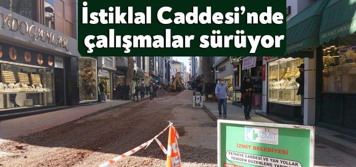 Fethiye Caddesi yenileme projesi kapsamında kanalizasyon ve içme suyu hattı