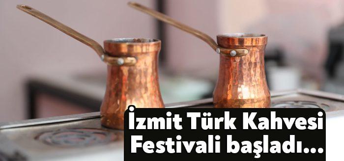 İzmit Belediyesi öncülüğünde kahve severleri bir araya getirecek olan Türk