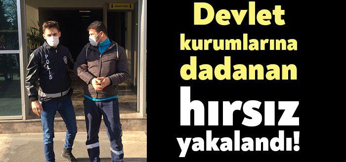 Kocaeli'de kamu kurum ve kuruluşlarından eşya çaldığı gerekçesiyle 5 yıl