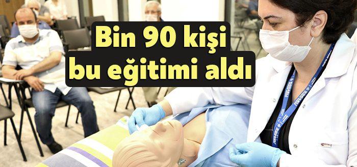 Kocaeli Büyükşehir Belediyesi’nin hasta refakatçi eğitiminden 2021 yılında 1090 kişi