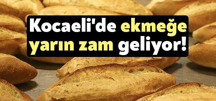 Kocaeli Fırıncılar Odası, Kocaeli'de ekmeğin 3 TL'den satılmasına karar verdi.