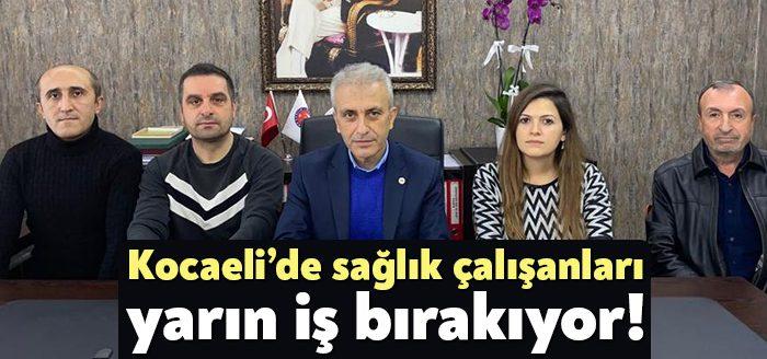 Türk Sağlık-Sen Kocaeli Şubesi Başkanı Ömer Çeker, 6 Aralık Pazartesi