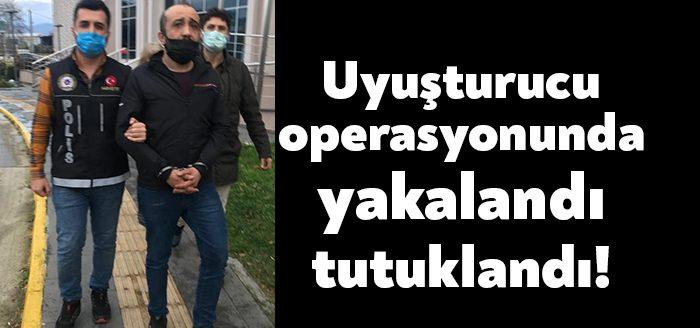 Kocaeli’de polisin uyuşturucu operasyonunda yakaladığı 2 şahıstan biri mahkemece tutuklanarak