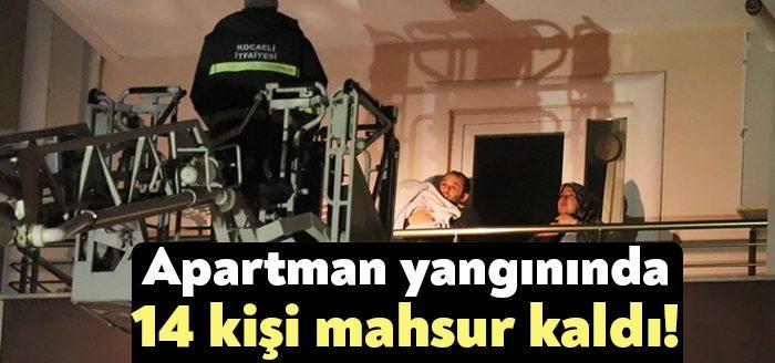 Kocaeli’nin İzmit ilçesinde, sabaha karşı 4 katlı apartmanın 1. katında