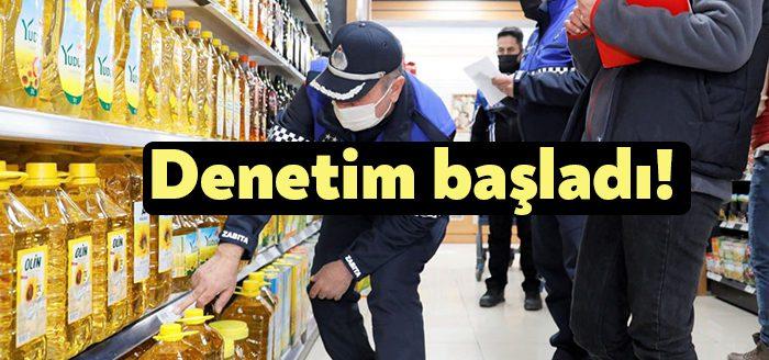 Körfez Belediyesi Zabıta Müdürlüğü ekipleri, rutin olarak ilçedeki marketlerde fiyat