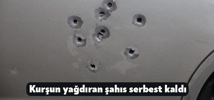 Kocaeli'nin İzmit ilçesinde seyir halinde olan otomobile pompalı tüfekle kurşun