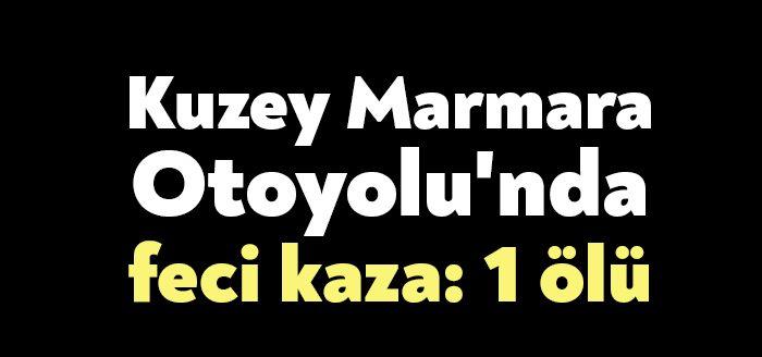 Kuzey Marmara Otoyolu Kocaeli kesiminde direksiyon hakimiyetini kaybeden hafif ticari