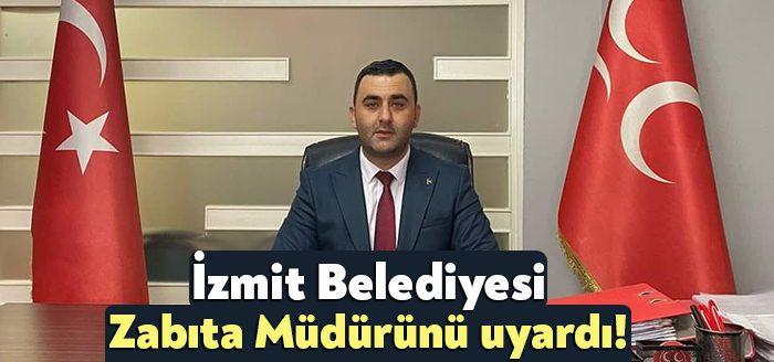 MHP İzmit İlçe Başkanı Kemal Okur, işçilere baskı yaptığını iddia