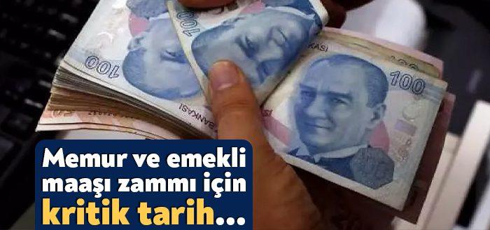 3 Ocak tarihinde kritik enflasyon verisiyle birlikte memur ve emeklilere