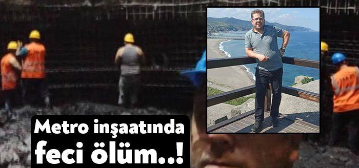 Kocaeli’nin Gebze ilçesinde metro inşaatında çalıştığı sırada tünele düşen vinç