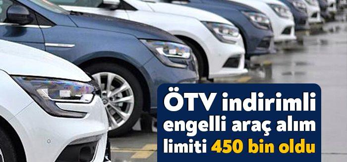 Engellilerin ÖTV'den muaf olarak alabileceği taşıt ve eşyanın satış fiyatı