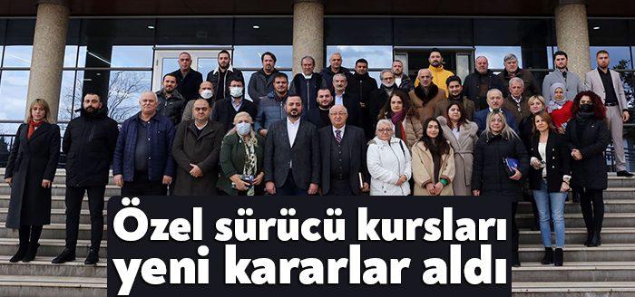 KOTO bünyesinde faaliyet gösteren özel sürücü kursları, sektör sorunları başta
