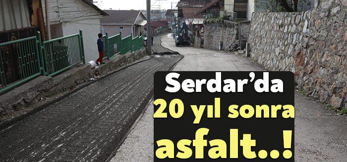 Serdar Mahalle Muhtarı Ümit Yılmaz, Serdar Bayırı Sokak’ta 20 yıllık