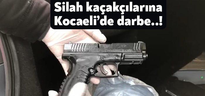 Kocaeli'de TEM otoyolu üzeri Gültepe tesislerinde durdurulan otomobilde yapılan aramada,