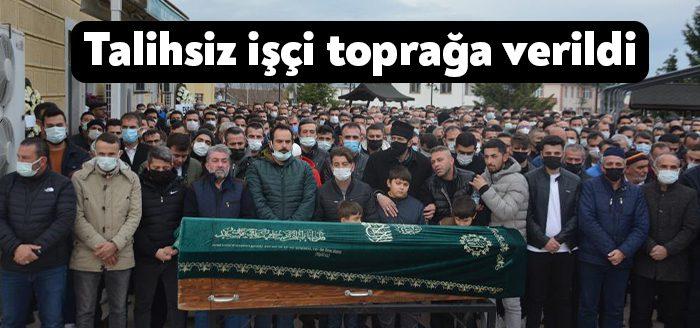 Kocaeli’de bir trafo fabrikasında üzerine ağır tonajlı malzeme düşmesi sonucu