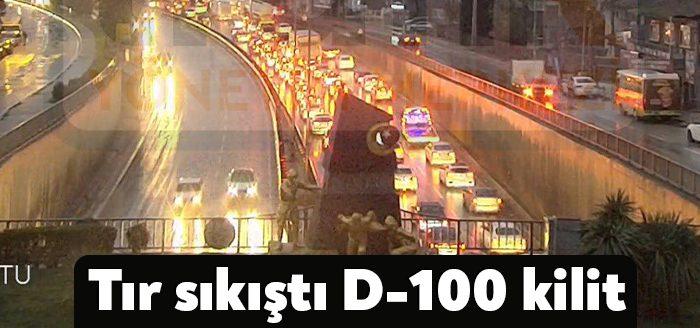 Kocaeli'nin İzmit ilçesinde bugün sabah saatlerinde meydana gelen kaza trafiği