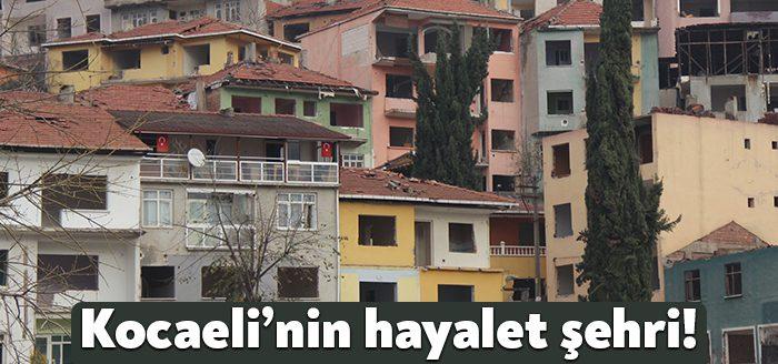 Kocaeli'de çarpık kentleşmenin en üst seviyede olduğu Cedit Mahallesi'nde, kentin