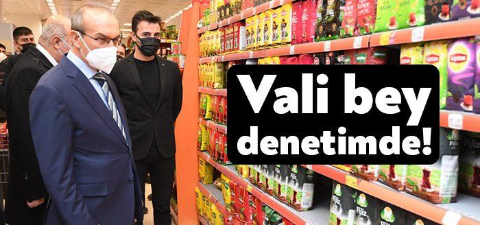 Denetimlere bizzat katılarak yapılan çalışmaları yerinde inceleyen Vali Seddar Yavuz,
