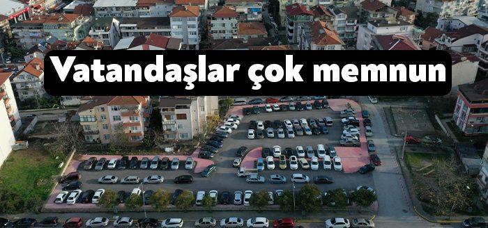 Büyükşehir tarafından Gölcük Donanma Caddesi 2. Sokak’ta yapılan 84 araçlık