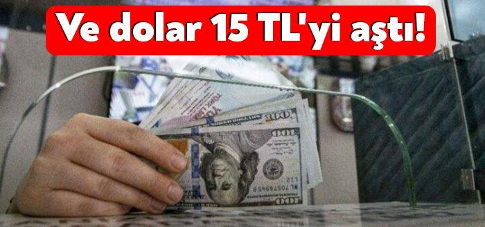 Dolar/TL, Türkiye Cumhuriyet Merkez Bankası'nın (TCMB) faiz kararı öncesinde 15,28