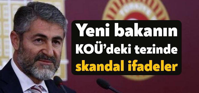 Yeni Hazine ve Maliye Bakanı Nurettin Nebati, KOÜ'de yaptığı doktora