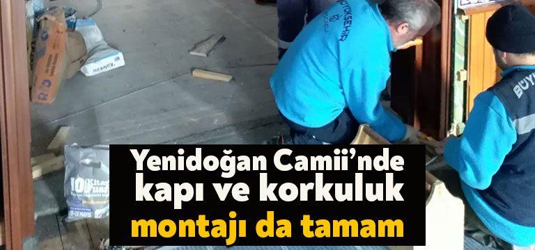 Büyükşehir’in Park ve Bahçeler ekipleri, yangında hasar gören İzmit Yenidoğan