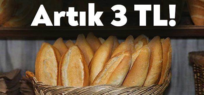 Kocaeli'de ekmeğe zam geldi. Ekmek 3 TL oldu. Kocaeli Fırıncılar