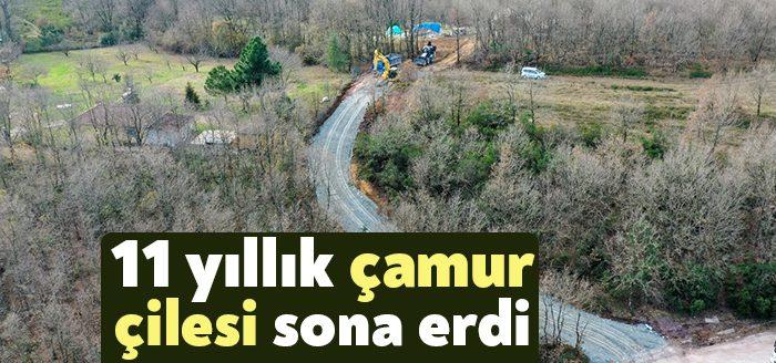 İzmit Belediyesi Fen İşleri Müdürlüğü, Emirhan Mahallesi Yörükler Mevkii’nde gerçekleştirdiği